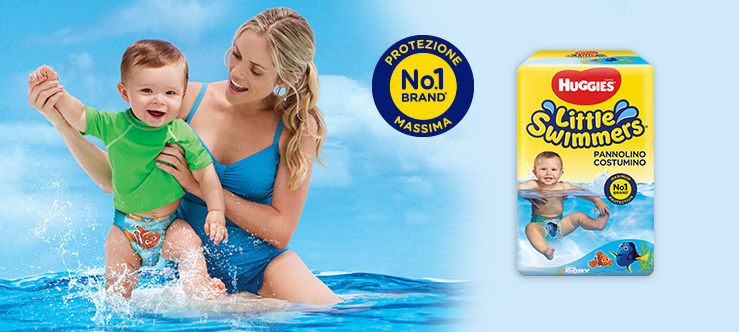 Huggies+ pannolino costumino+ Little Swimmers